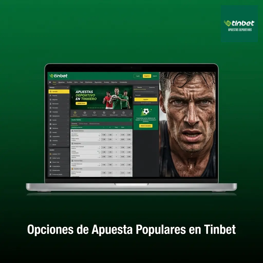 Opciones de apuesta populares en Tinbet: pre-partido, en vivo, hándicap y totales para jugadores de Perú.