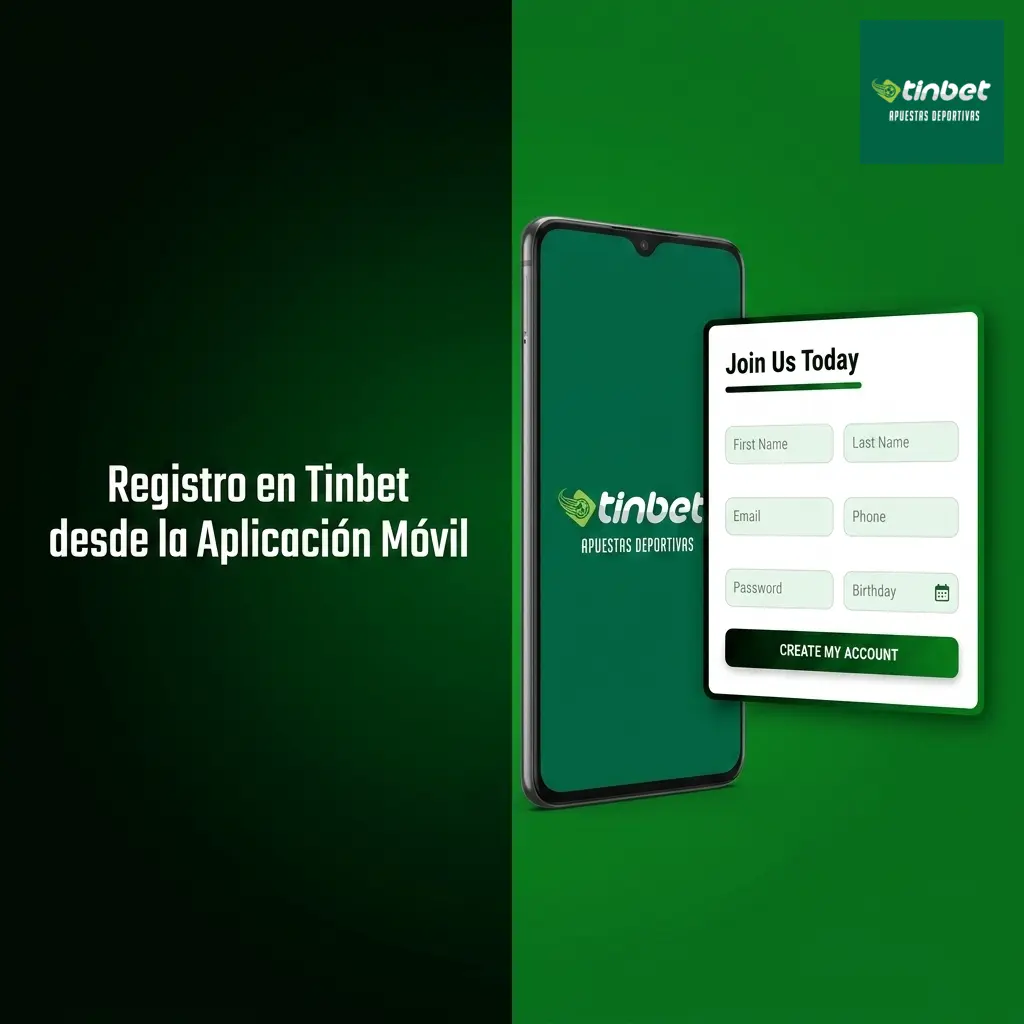 Registro en Tinbet desde la app móvil: guía paso a paso para crear cuenta en Android o iOS fácilmente