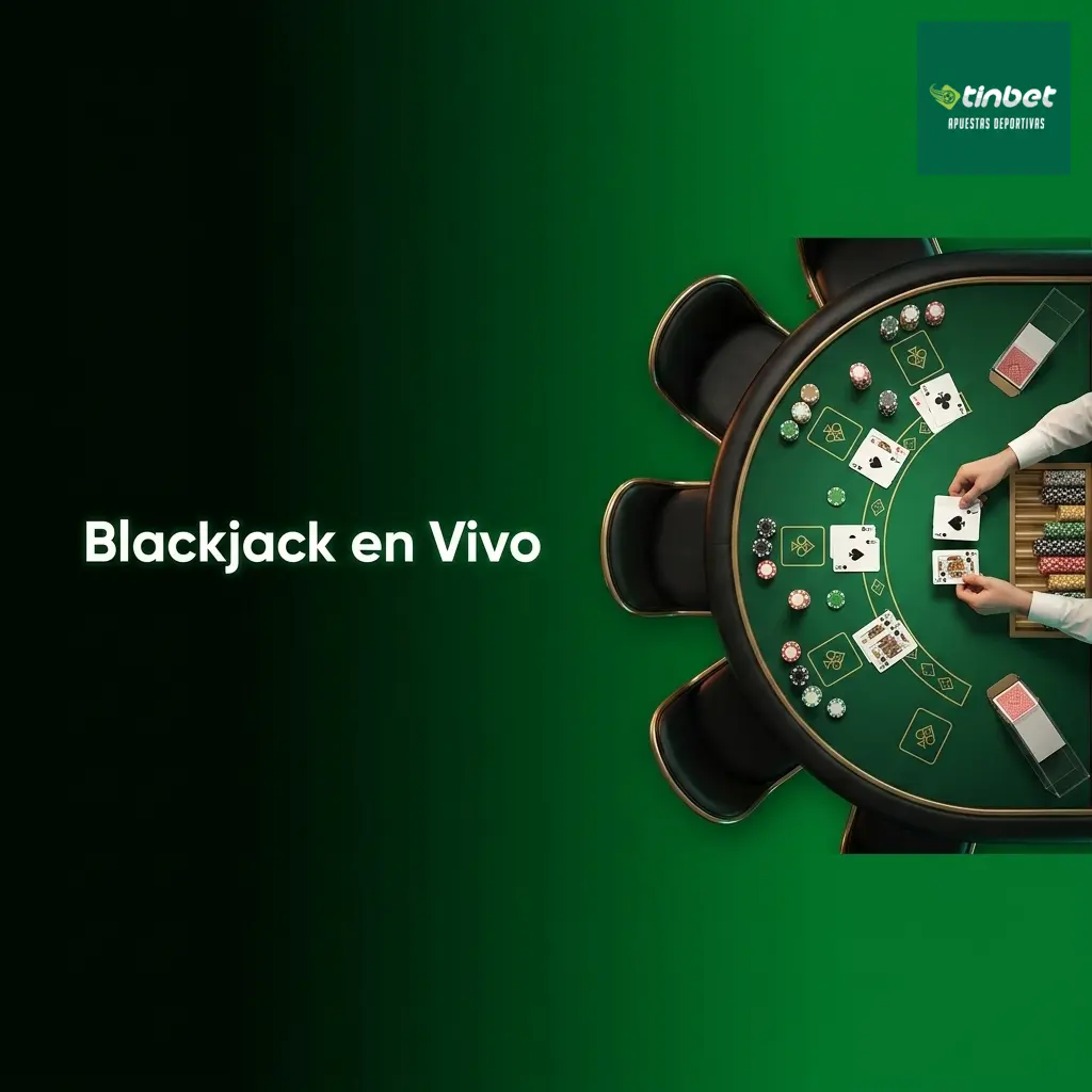 Mesa de blackjack en vivo con dealer real en Tinbet, variantes Evolution y Pragmatic Play con RTP superior al 99%