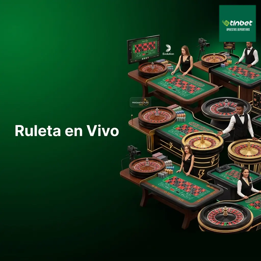 Ruleta en vivo con crupiers reales en Tinbet, variantes europeas y americanas disponibles las 24 horas