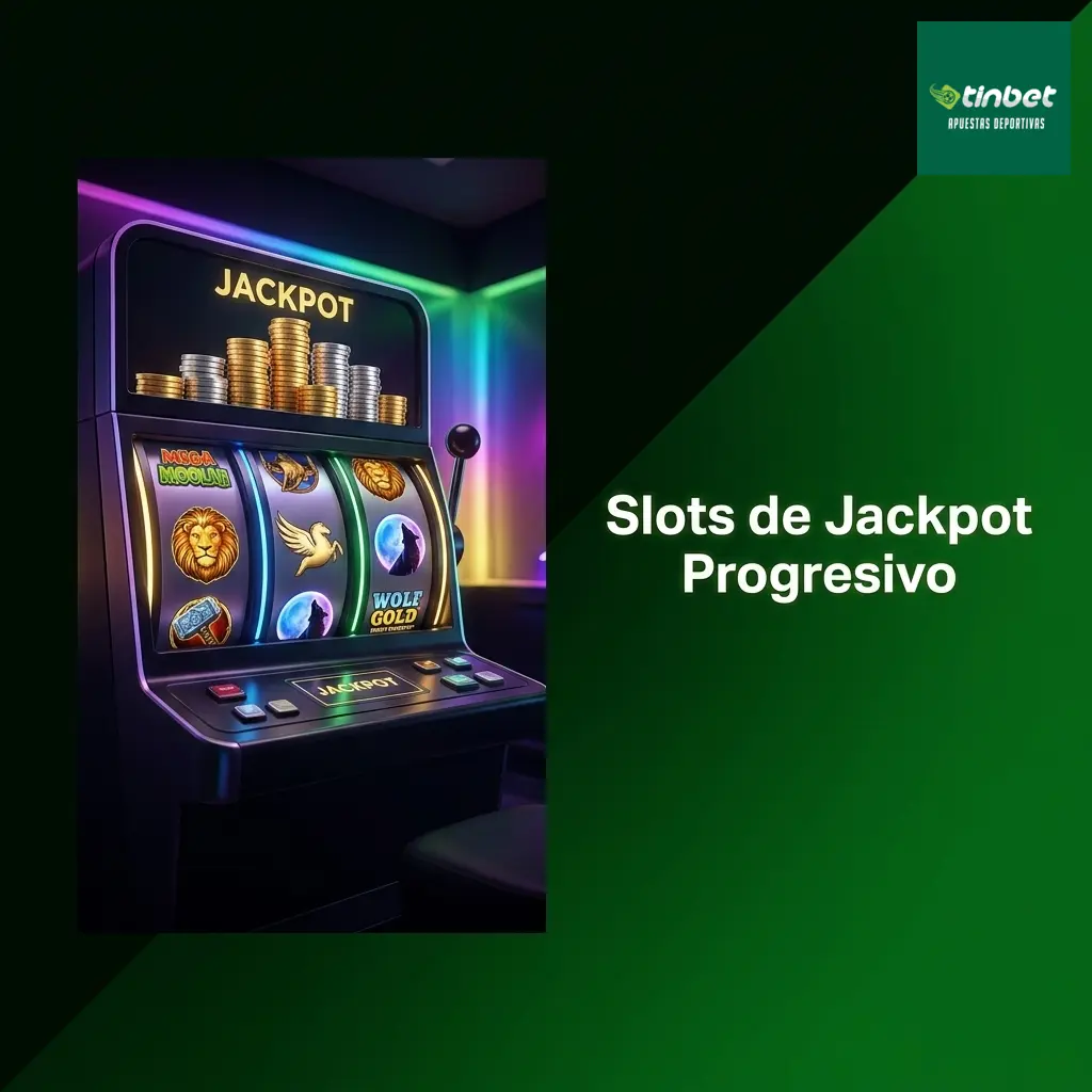 Slots de jackpot progresivo en Tinbet con premios en soles que crecen con cada apuesta de los jugadores