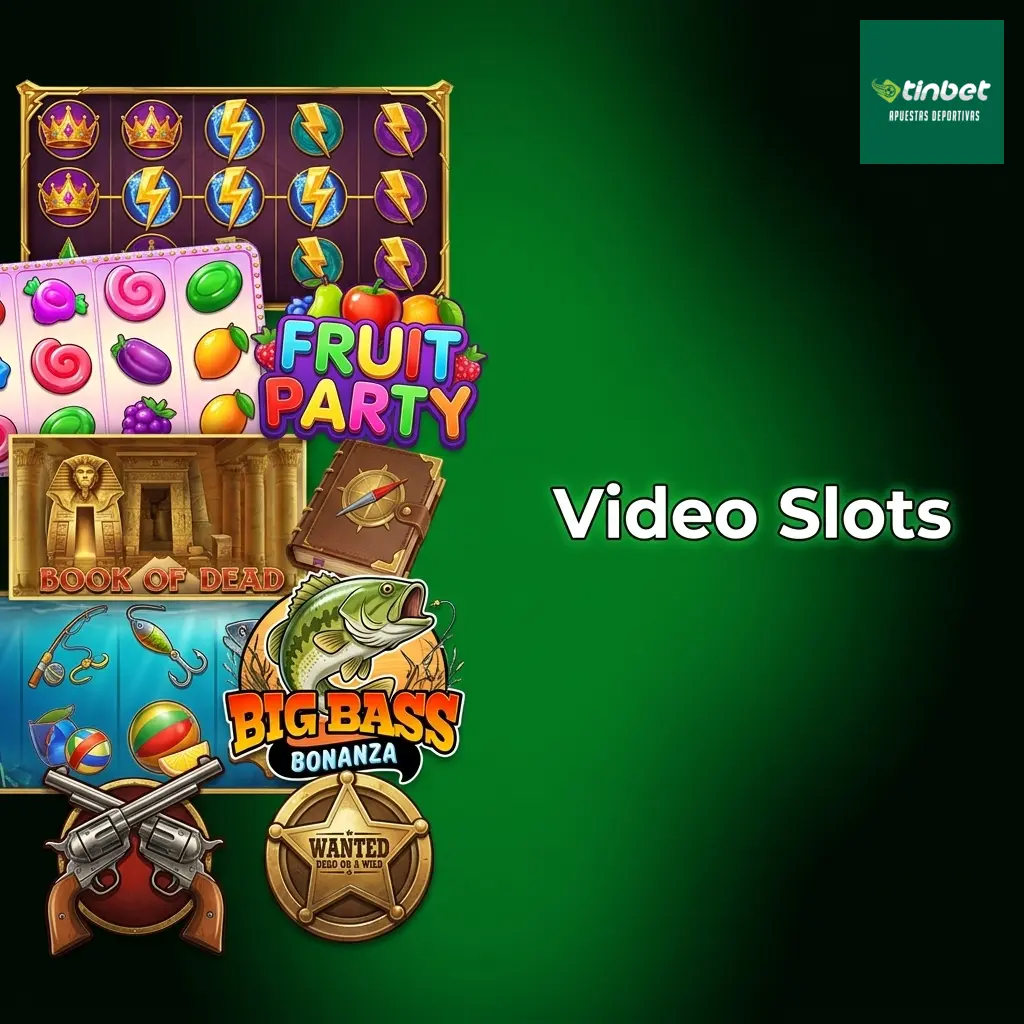 Video slots en Tinbet con 5 rodillos, Wild, Scatter y rondas de bonus en títulos como Gates of Olympus y Sweet Bonanza