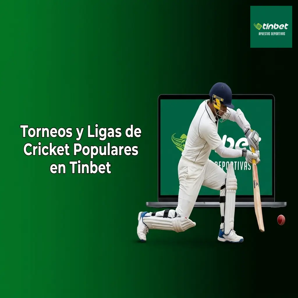 Torneos y ligas de cricket en Tinbet: ICC World Cup, IPL, BBL y CPL con apuestas prematch y en vivo